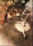 Edgar Degas The Star Dancer on Stage USA oil painting artist